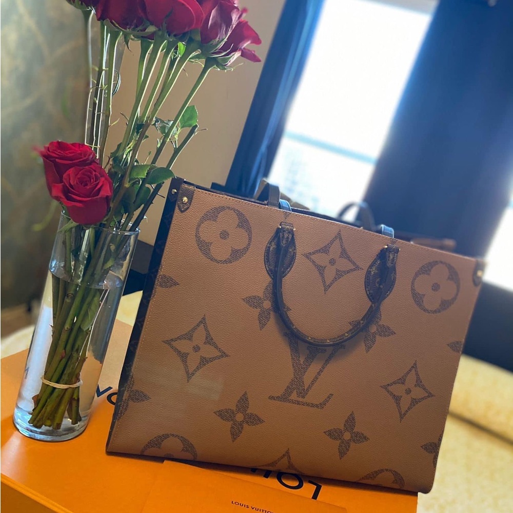 Louis Vuitton on the go